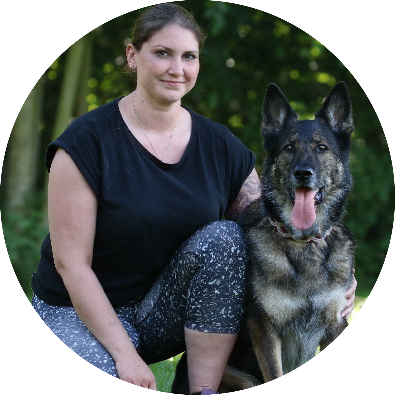 Portrait Kim O. Portrait Tierphysiotherapeutin Kim Olszewsi